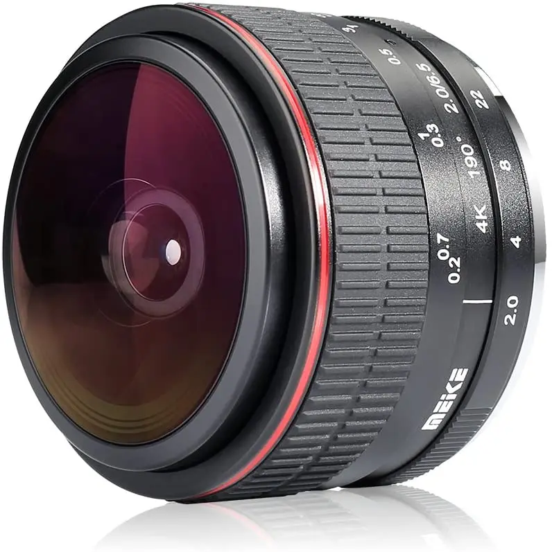 MEIKE 6 5 мм ультра широкий F/2 0 круговой объектив рыбий глаз для Canon Nikon Sony Fuji Panasonic Olympus