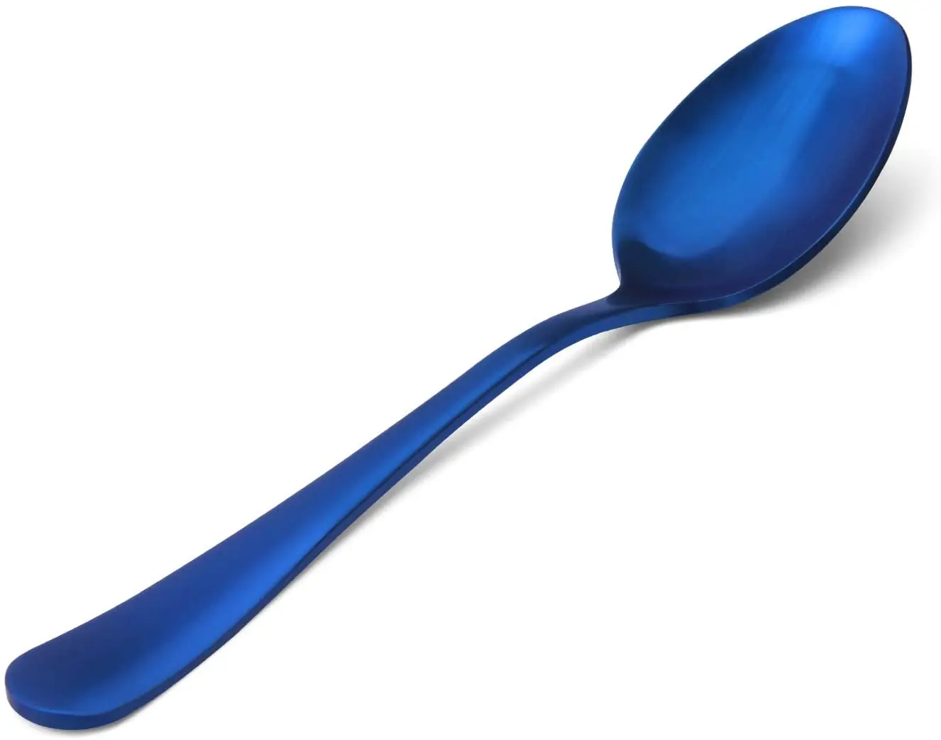 Матовая синяя кожа набор столовых приборов из нержавеющей стали кухонной утвари