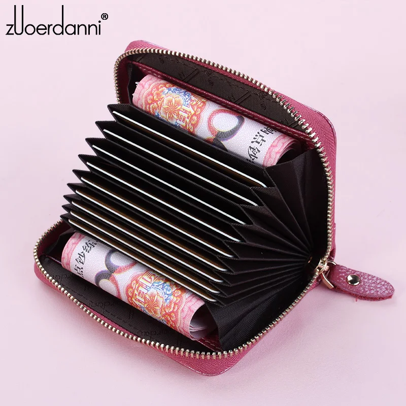 Женский кошелек из натуральной кожи с отделением для карт Модный чехол кредитных