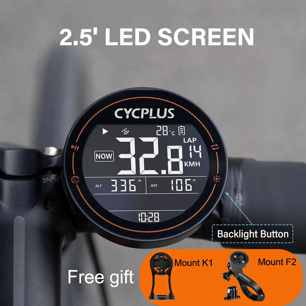 Велокомпьютер CYCPLUS M2 беспроводной спидометр и одометр Gps поддержка Xoss
