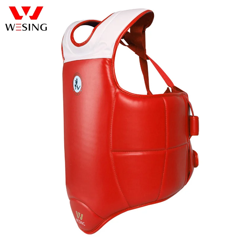 Wesing Muay Thai IFMA Утвержденная защита груди Sanda боксерская для тела тхэквондо из