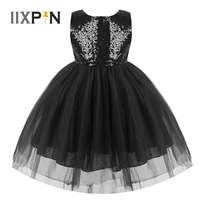 childrens sequins dress shiny sequined mesh tutu ballet dress kids dresses for girls stage performance dance costume party wear