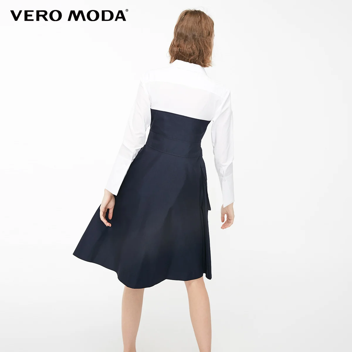 Vero Moda женское платье-трапеция из двух частей на шнуровке | 3191SZ505