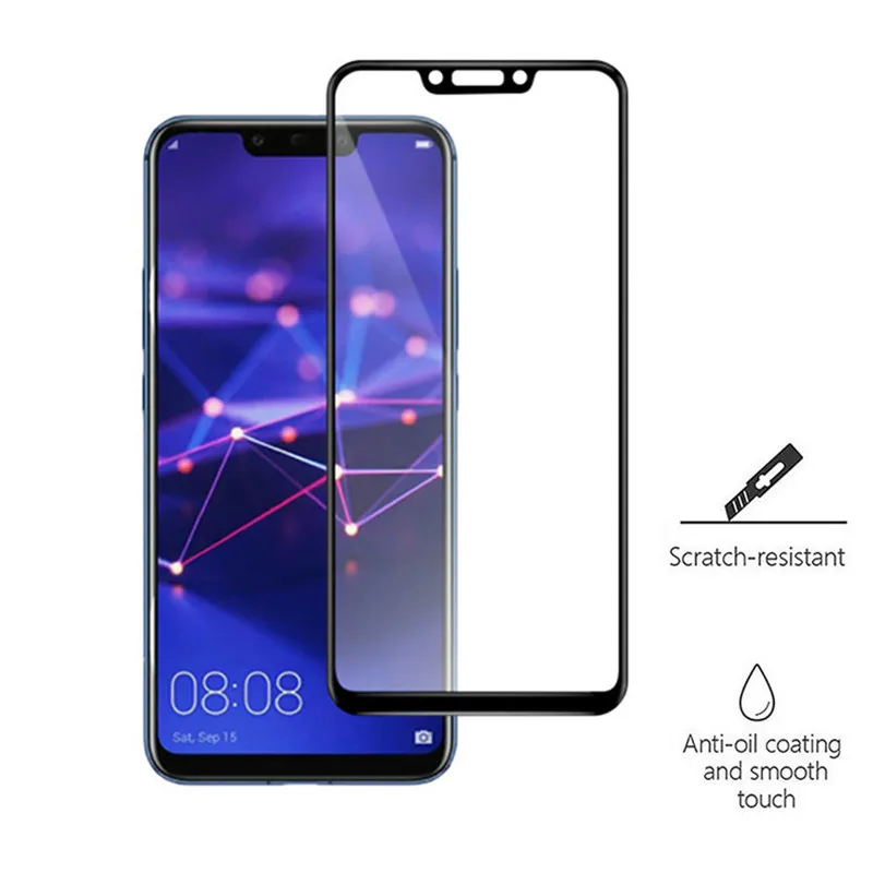 Защитное стекло закаленное для Huawei Mate 20 Lite P20 P30 P Smart Z Plus 2019 10 | Мобильные телефоны и