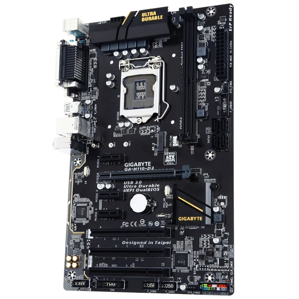 Материнская плата Gigabyte GA-H110-D3 | Компьютеры и офис