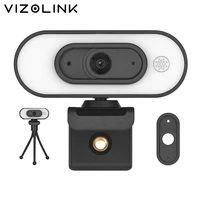 vizolink 4k webcam for computer pixels wide angle web camera 3 grades brightness camera with microphones tripod video conference