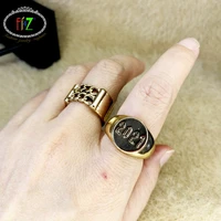 f j4z 2021 womens ring antique alloy number top finger ring designer cuban chain band rings lady special gifts dropship
