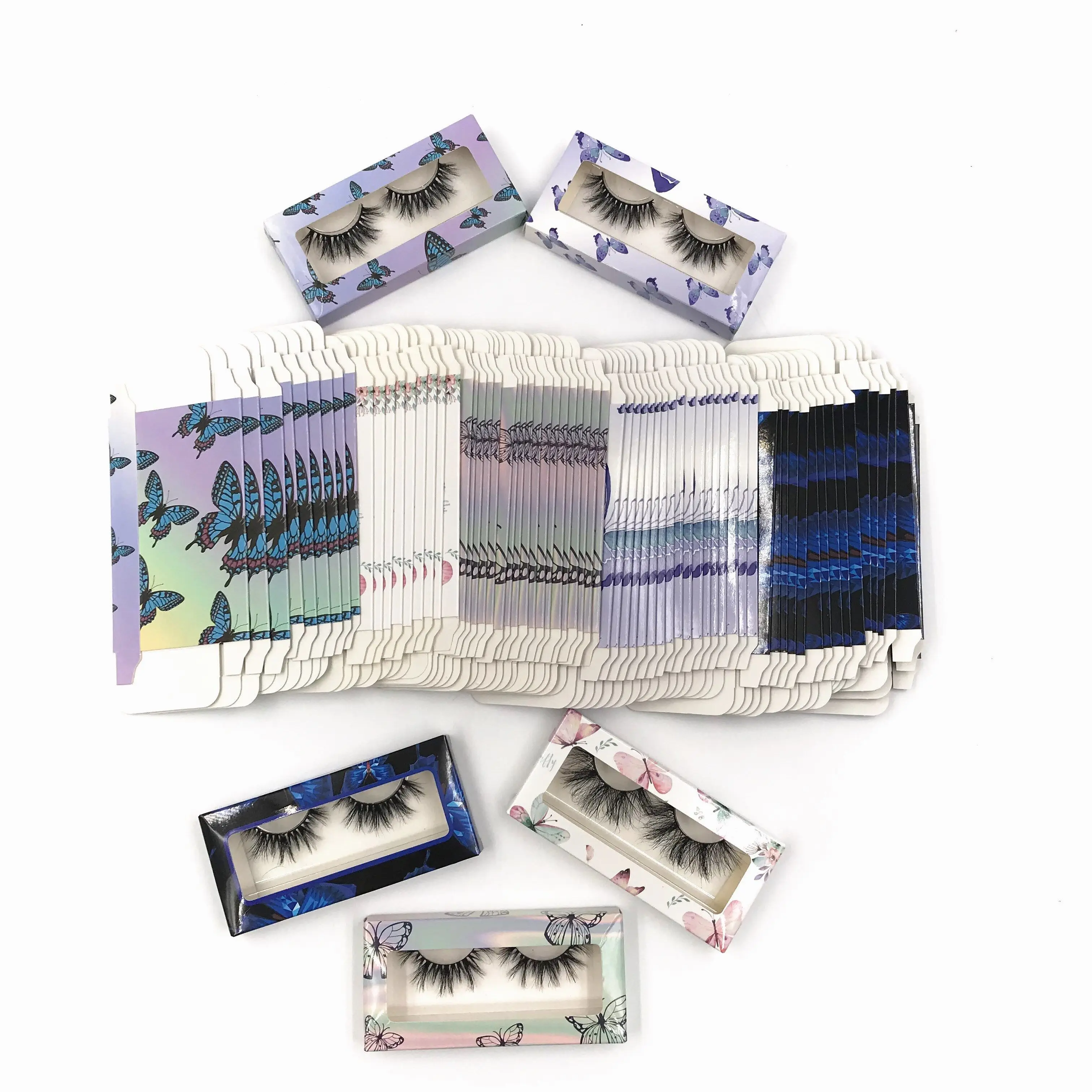 

Red eyes lash Packaging Box Bulk Wholesale 3DMink Lash Boxes Packaging free Logo Makeup Lashes Storage Packaging 25mm mink lash