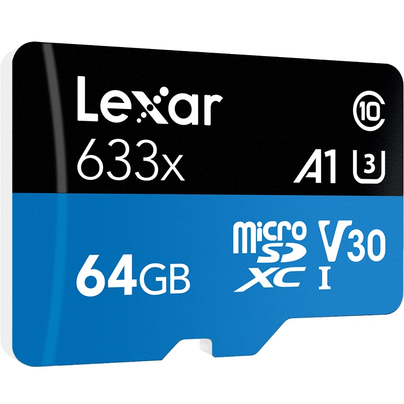 Карта памяти Lexar TF карта 64 Гб U3 V30 Micro SD класс 10 U1 SDHC 32 ГБ V10 633x Max 95 МБ/с для 3D 4K HD-видео