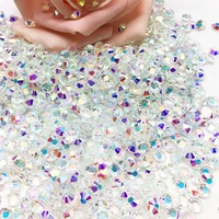 1440pcs ss3 ss20 uncovered flatback crystalab stones shine crystals strass beads glue on non hotfix rhinestones for nails gems