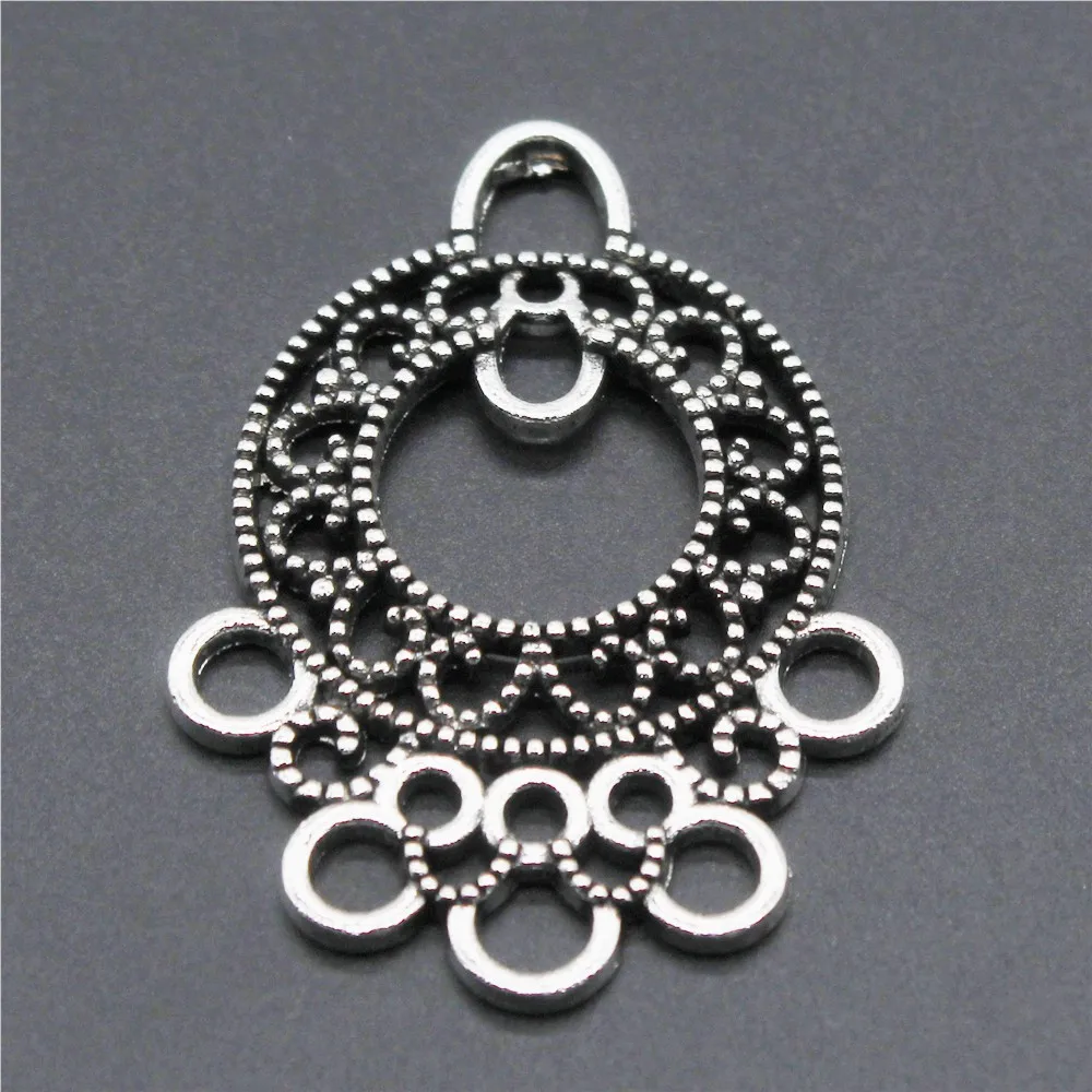 

6 шт., 2 вида цветов, 36x26 мм, модные серьги, коннектор, ювелирные аксессуары, подвески для сережек, ювелирных изделий, сделай сам, ювелирные изде...