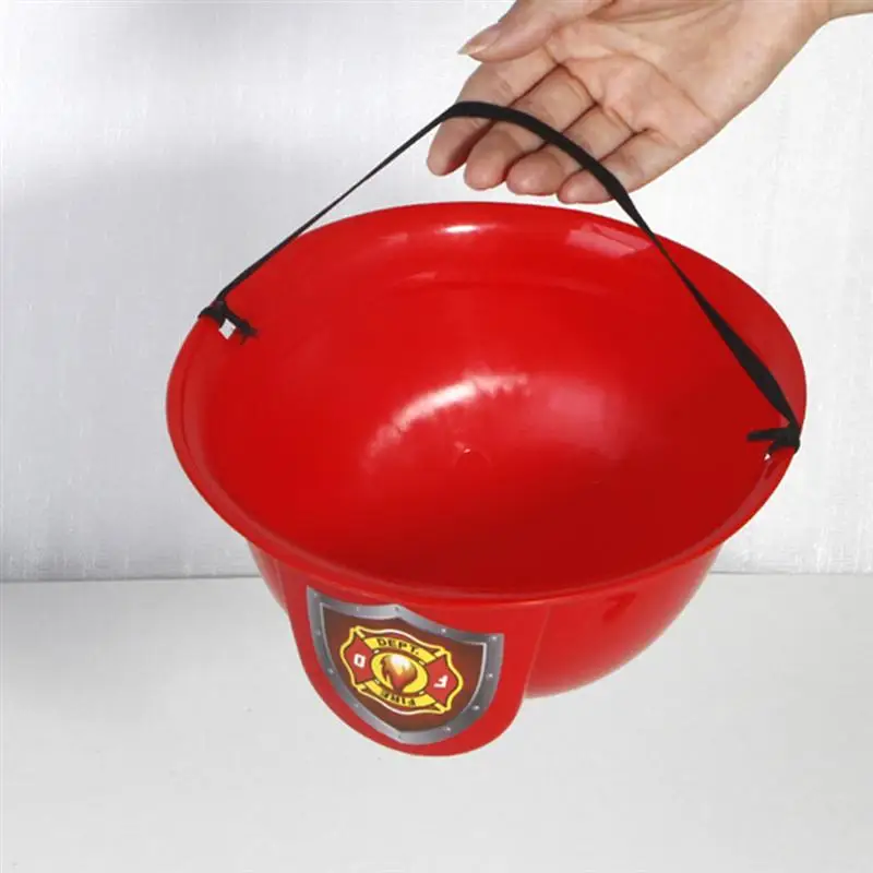

2pcs Simulation Fire Hats Kids Role-Play Helmet Safety Helmet Fun Cosplay Props Helmets Toys Gift For Children Day Party