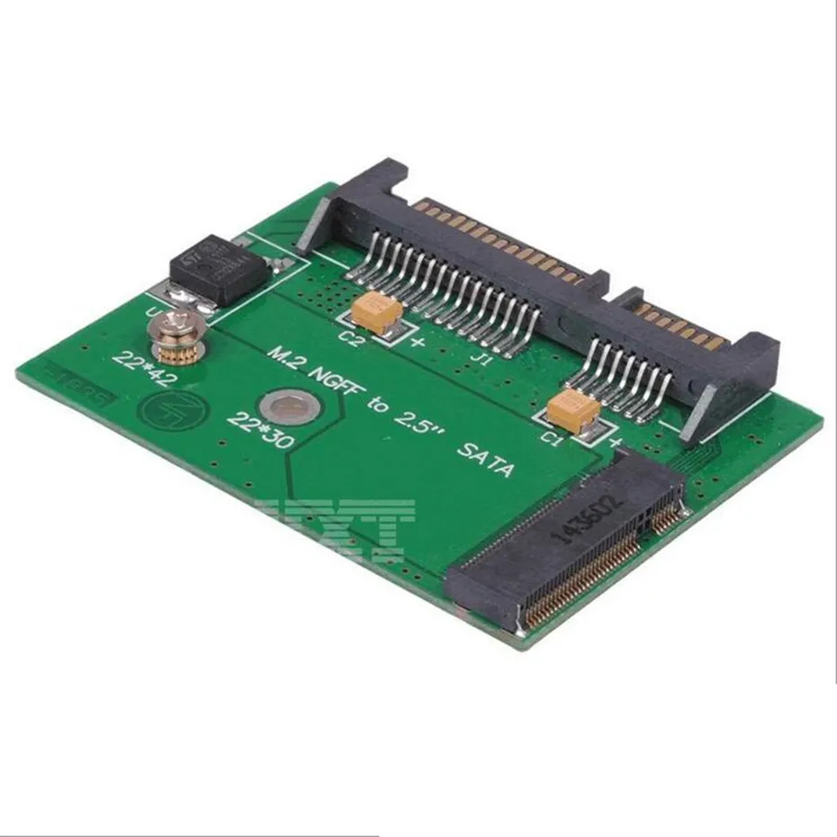 NGFF M.2 на SATA 22Pin 2 5 дюймов HDD конвертер адаптер маленькая плата для половинного