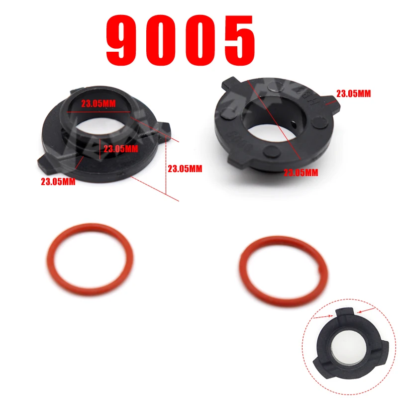 2 шт. автомобильная светодиодная лампа для фары основание держателя переходника