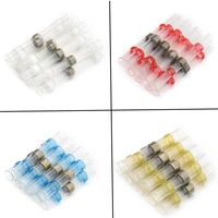 50pcs solder seal wire connectors heat shrink solder butt connectors solder connector kit automotive marine insulated