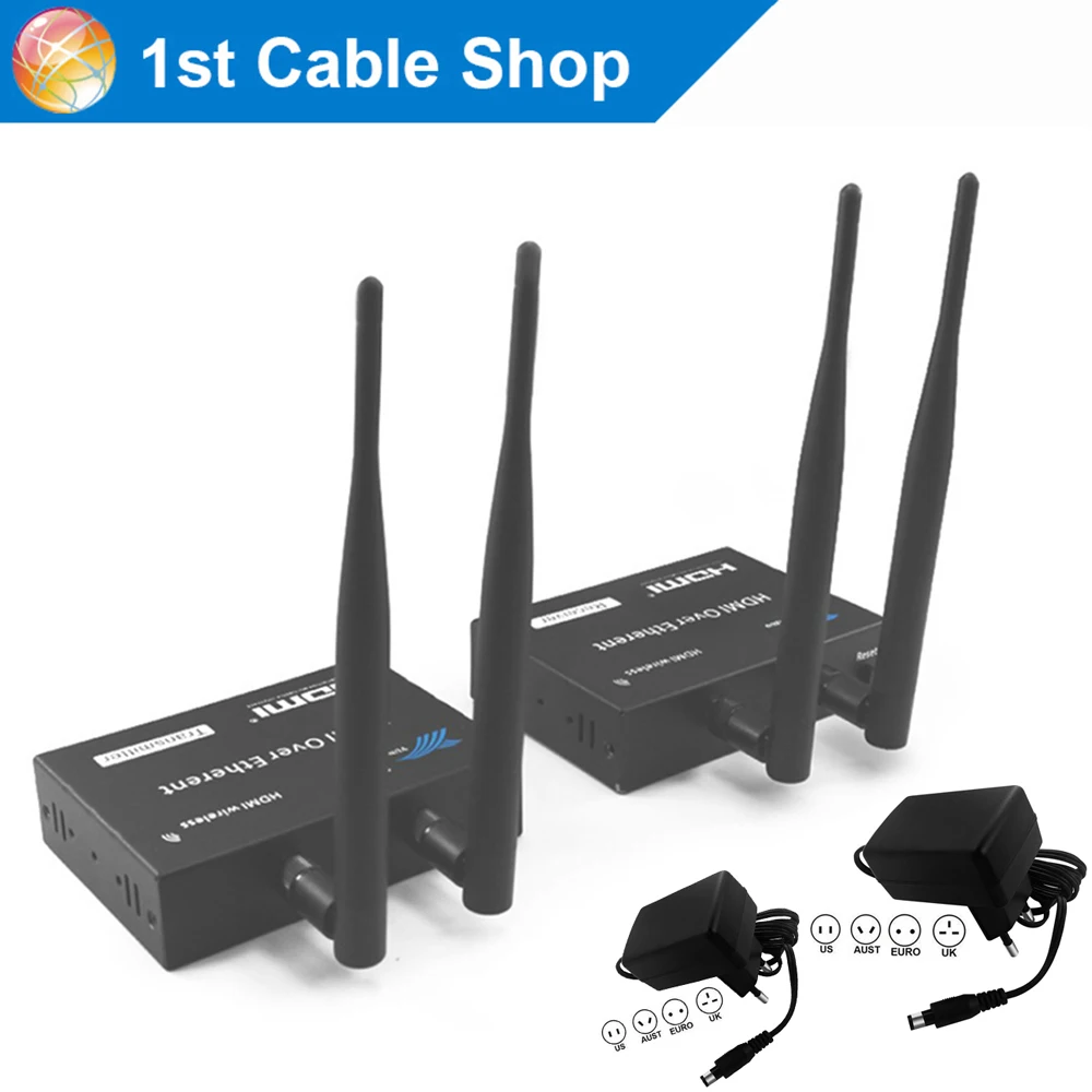 Беспроводной ИК HDMI усилитель сигнала, передатчик, приёмник комплект до 100 м(беспроводной передатчик hdmi и ресивер
