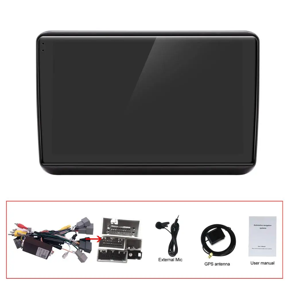 10 1 дюймовый IPS экран Octa Core android 8 автомобильный DVD-плеер стерео GPS Мультимедиа для
