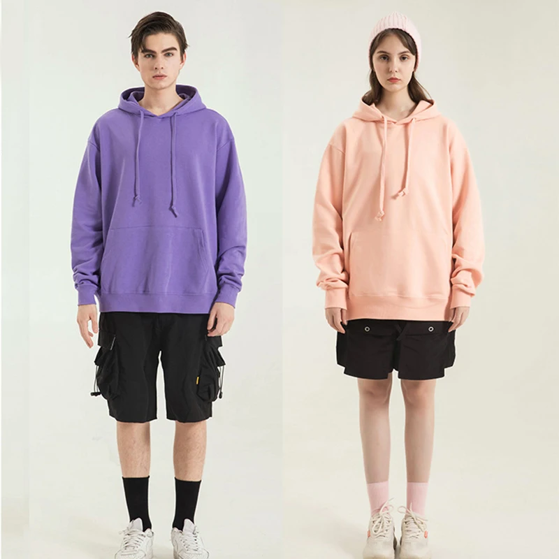 

2021 Customizable Pure Color Men's Sweater Autumn Large Size O-neck Loose Men Hoodie Fashion Go Out Exercise Long Sleeve Tops