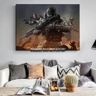 Плакаты с изображением зоны войны, игровой комнаты, картины на холсте, современное искусство на стену, призраки, плакаты, украшение для дома, подарок