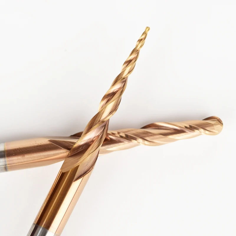 Концевые фрезы SHK6mm R0.25-R1 мм набор конических сферических наконечников для