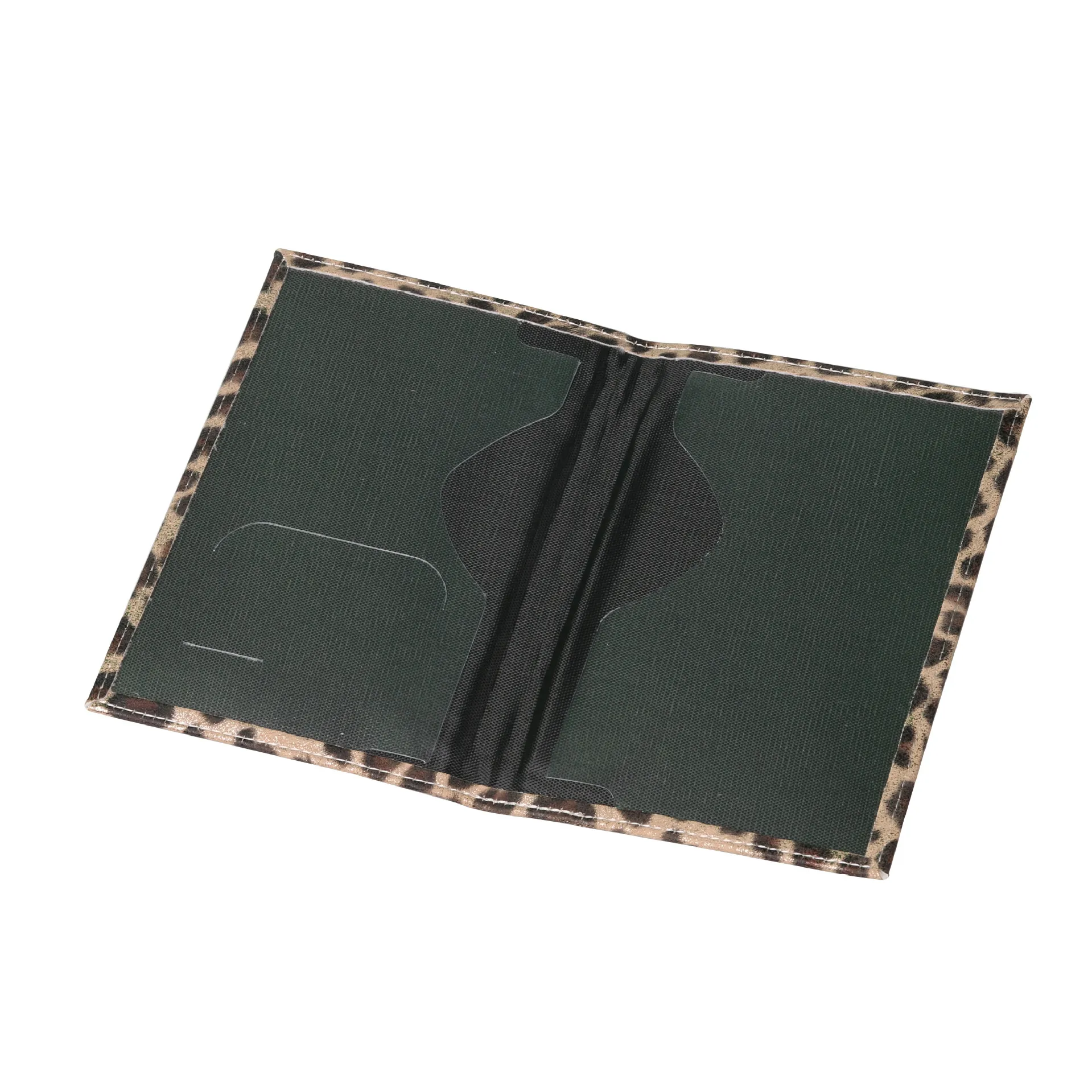 

Leopard Print Passport Case Leather Passport Protective Package ID Card Holder Bank Card Case ID Card Holder