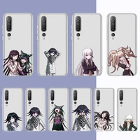 danganronpa anime phone case for redmi note 5 7 8 9 10 a k20 pro max lite for xiaomi 10pro 10t