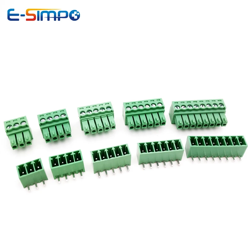 20 пар 3 5 мм Штекерный разъем + под прямым углом 2/3/4/5/6/7/8/9/10P Стандартный медный