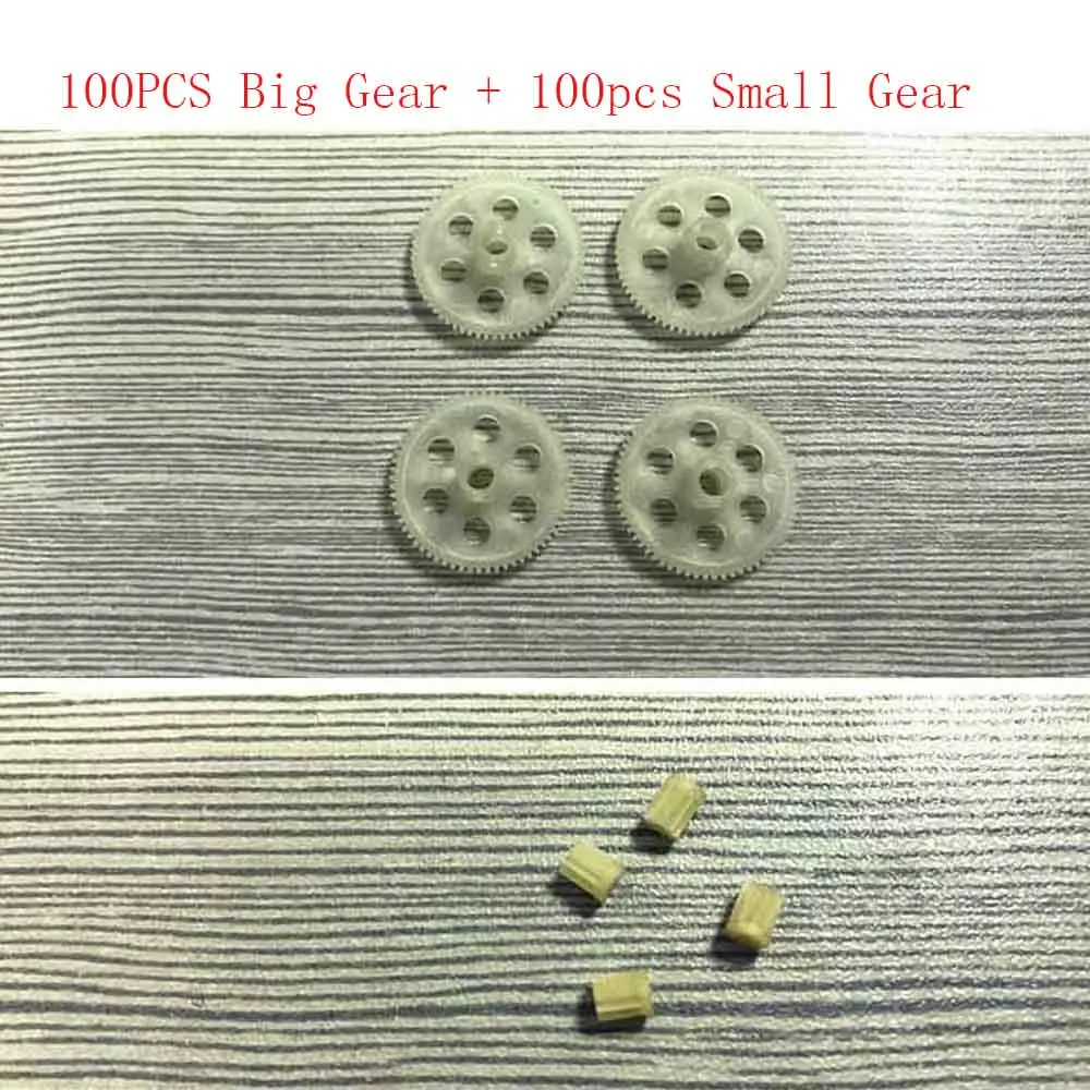 100pcs Main Gear + Motor for A6 A6W 8807 8807C 8807W 8807HW 8807HC Foldable Selfie RC Quadcopter Drone Spare Parts - купить по