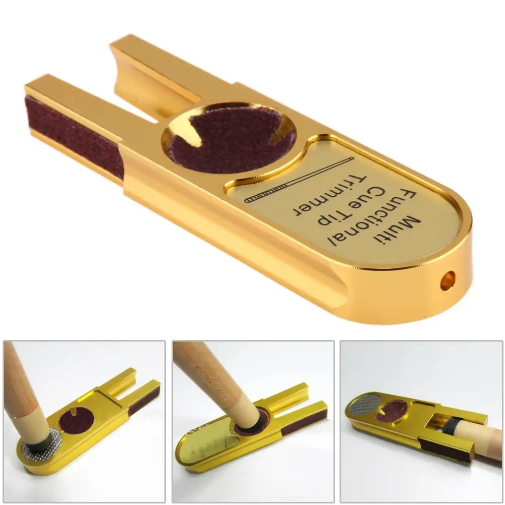 

Wood and Aluminum Alloy Grinder Radian Burnisher Wood Billiards Wooden Cue Tips Prick Lightweight File Shaper