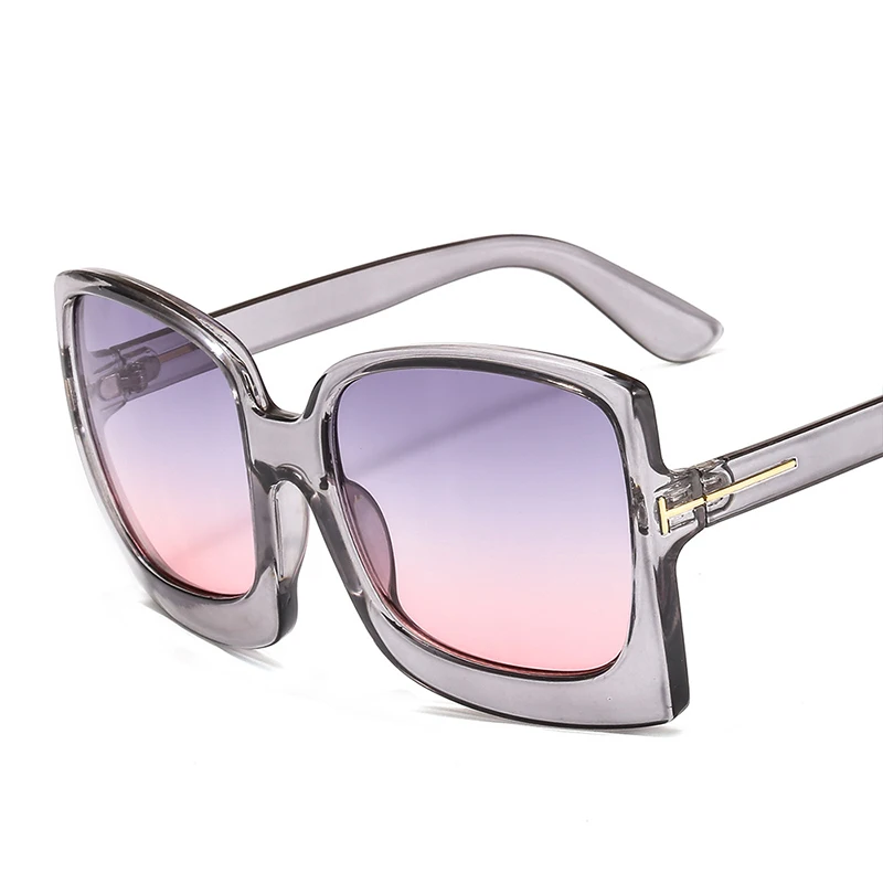 Очки солнцезащитные женские в винтажном стиле аксессуары большой квадратной