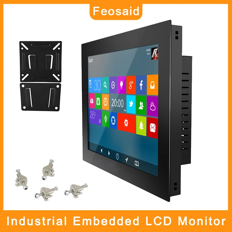 17 inch industrial computer core i3 i5 i7 Resistive touch screen with wifi rs485 windows7/10/Linux system AIO panel pc