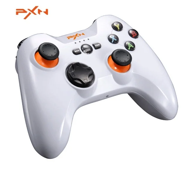 white PXN PXN-9613 беспроводной Bluetooth игровой контроллер портативный кронштейн геймпад для ПК планшет Android смартфон ТВ коробка 9613 - Цвет: white