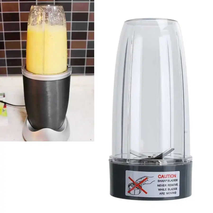 32OZ Juicer Cup with Extractor Cross Blade Fit for 600W 900W Nutribullet Blender Replacement Parts Blender Blade with Container