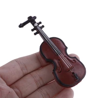 violin dollhouse for decorative music instrument crafts diy home decoration child gift