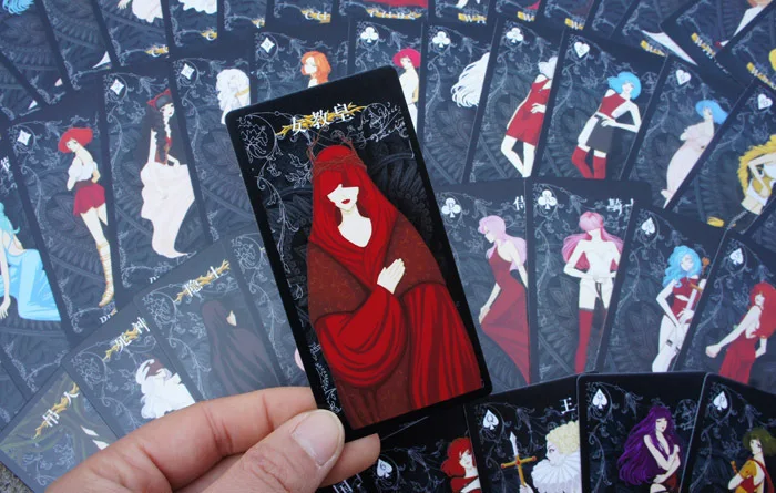 Любовь Таро портативное издание анимационные узоры Гадание Карты гадание покер