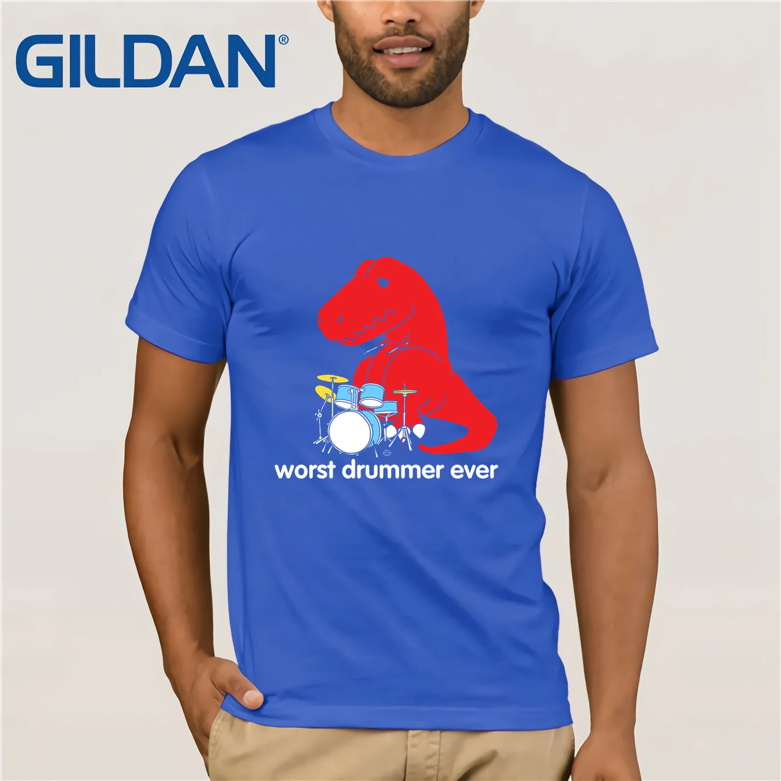 Goodie Two Sleeves Worst Drummer Ever T Shirt 2020 New Streetwear men's short-sleeved t-shirt Funny Tees Cotton Tops | Мужская