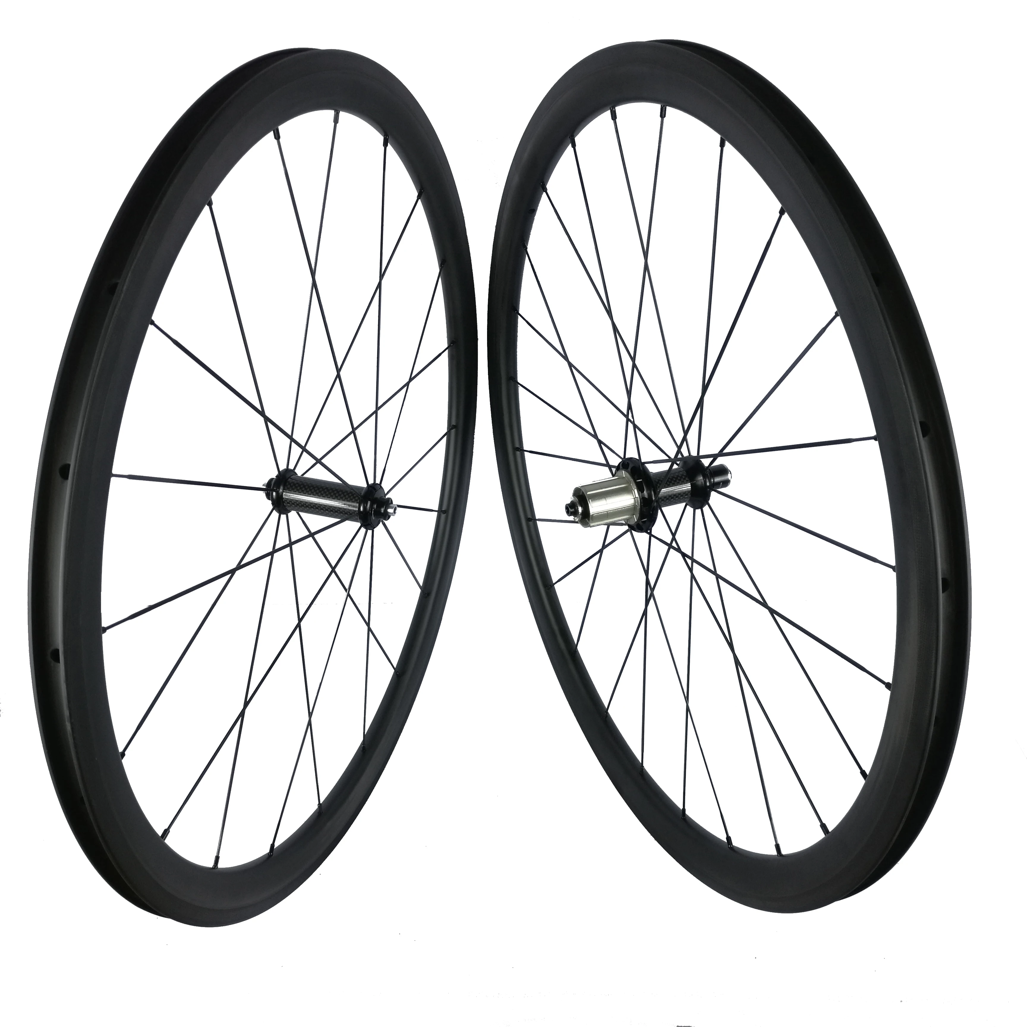 3K UD трубчатые Углеродные колеса прямой вытяжной втулка Powerway R36 Clincher 700C 38 мм