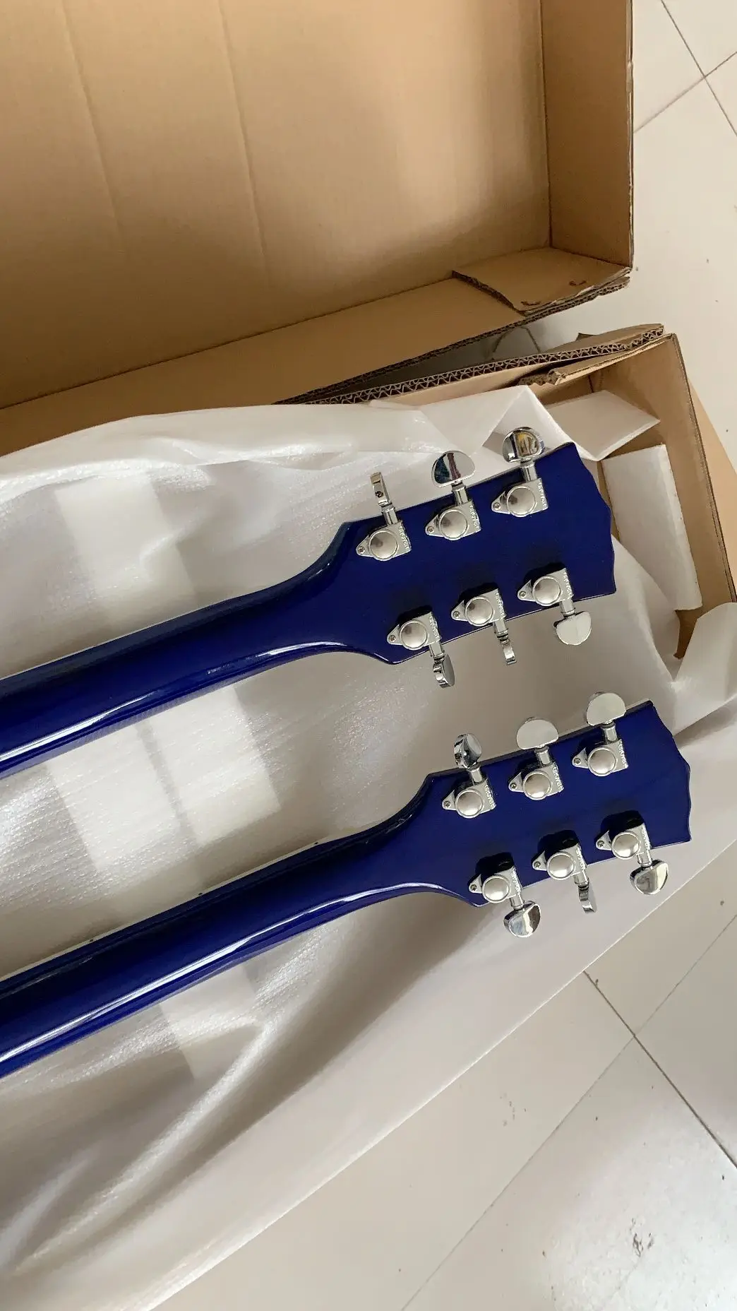 Оптовая продажа гитар под заказ левшей двойной шейный электрогитара высшего