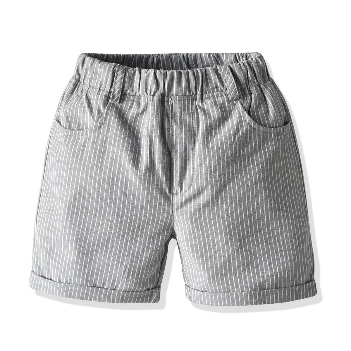 От 1 до 6 лет комплекты одежды для маленьких мальчиков белые рубашки с короткими