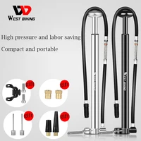 west biking ultralight bike pump high pressure schrader presta valve mtb road cycling pump portable bicycle accessories