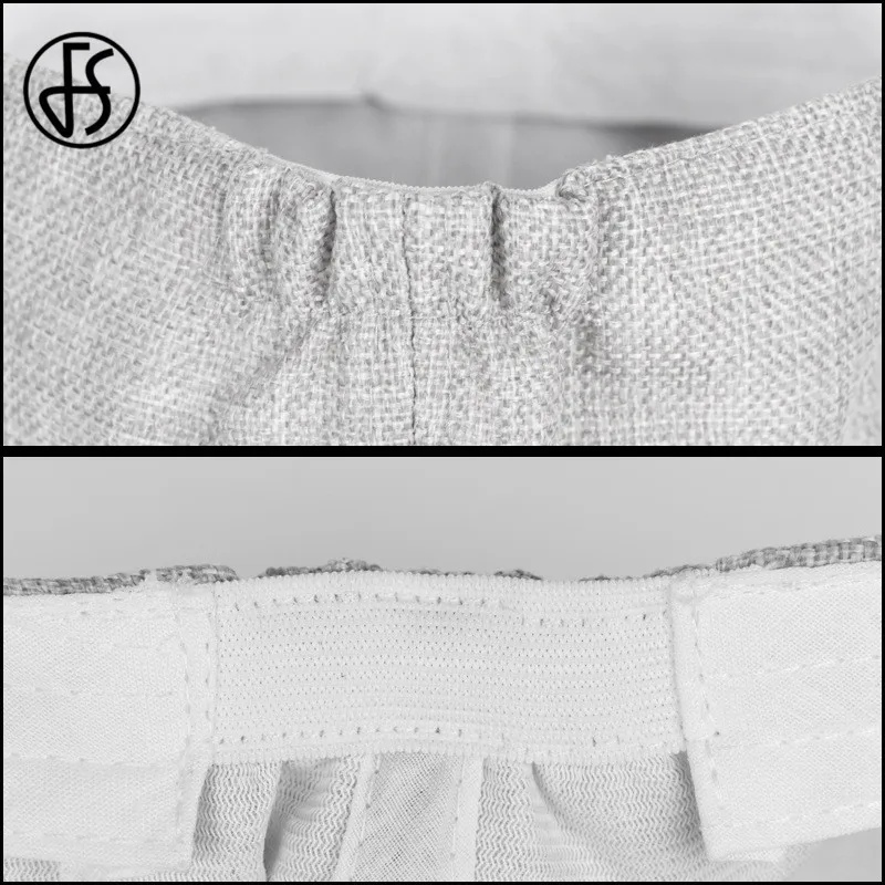 Берет от солнца FS из хлопка и льна для мужчин женщин регулируемый однотонный