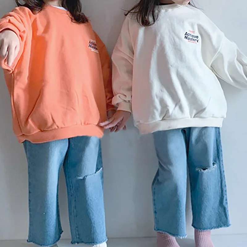 Milangel-ropa con estampado para ni&ntilde;os, Jersey informal de manga larga con cuello redondo, novedad de Primavera de 2022-3