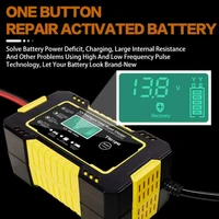 battery charger digital display durable good insulation automatic battery charger for motorcycle