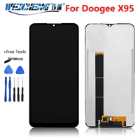 6 52 100  Original For Doogee X95 LCD Display Touch Screen Digitizer Repair Parts Assembly For Doogee X95 Phone  Tools