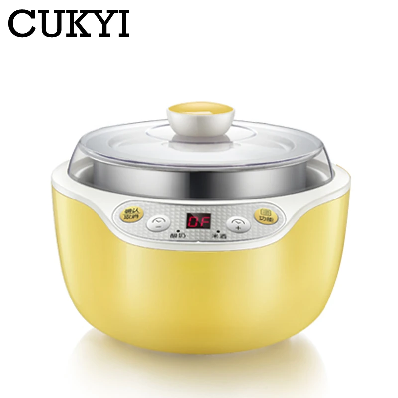CUKYI 1L Электрический интеллигентая (ый) Многофункциональный йогурт машина