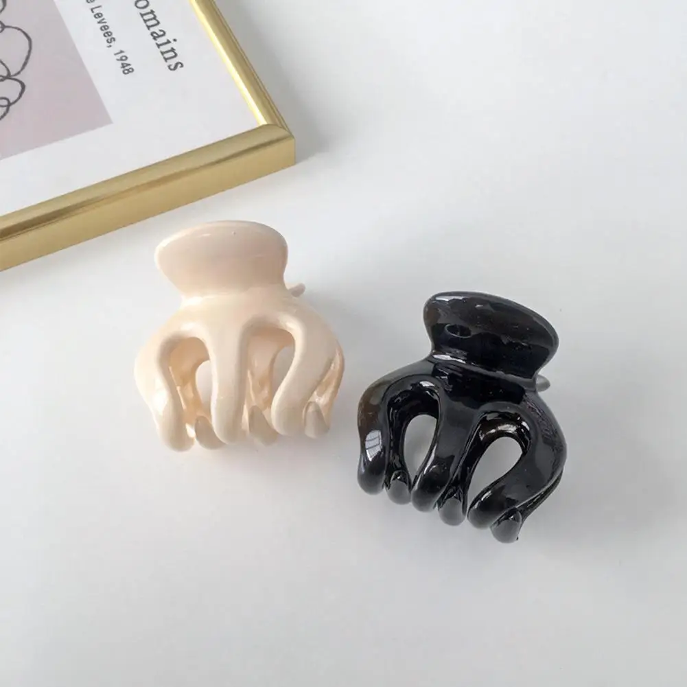 

Exquisite Korean Women Small Hair Claws Grasping Clip Clip Acrylic Black Brown Hair Hair Clip Hair Clip Clip Shark French X4A9