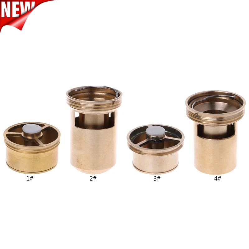 Латунный дезодорирующий клапан для слива пола устойчивый к запахам дренажный