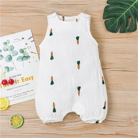 baywell baby boys girls romper summer toddler newborn infant casual sleeveless clothes cotton jumpsuits overalls outfits 0 24m