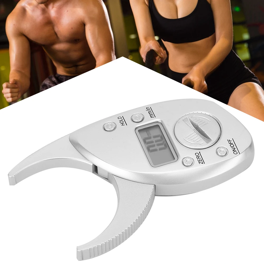 

Body Fat Caliper Digital Display High Accuracy Battery Powered Body Fat Measurement Weight Loss Test Fat Thickness Measurement