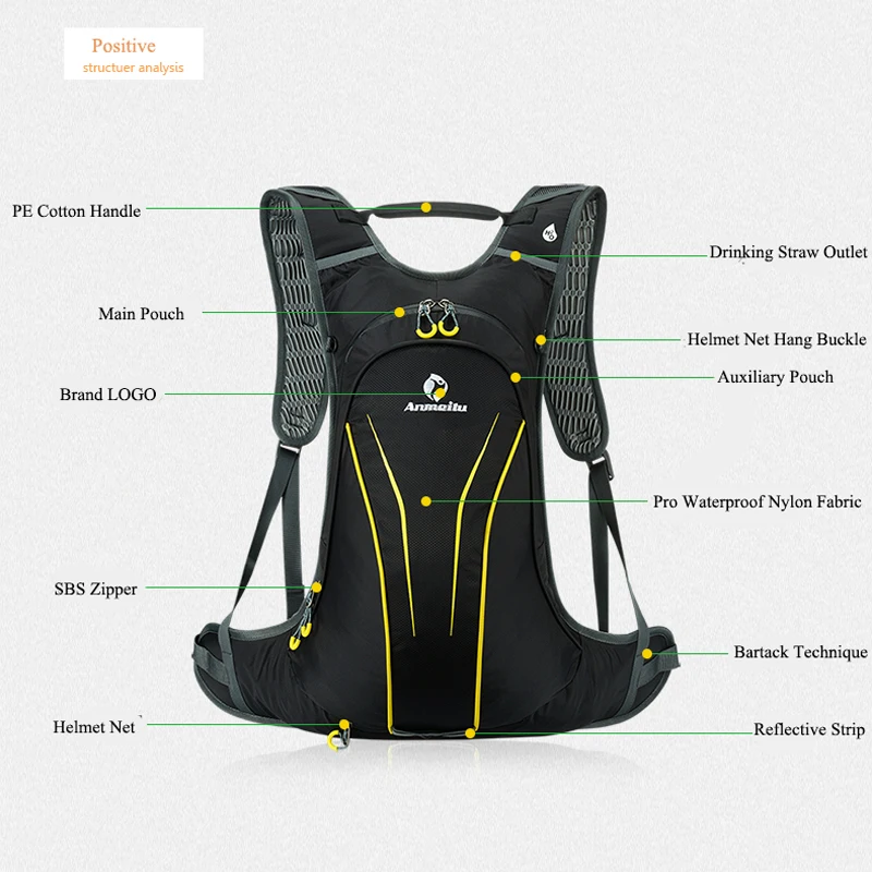 Сумка Anmeilu 20 л для занятий спортом на открытом воздухе дождевик